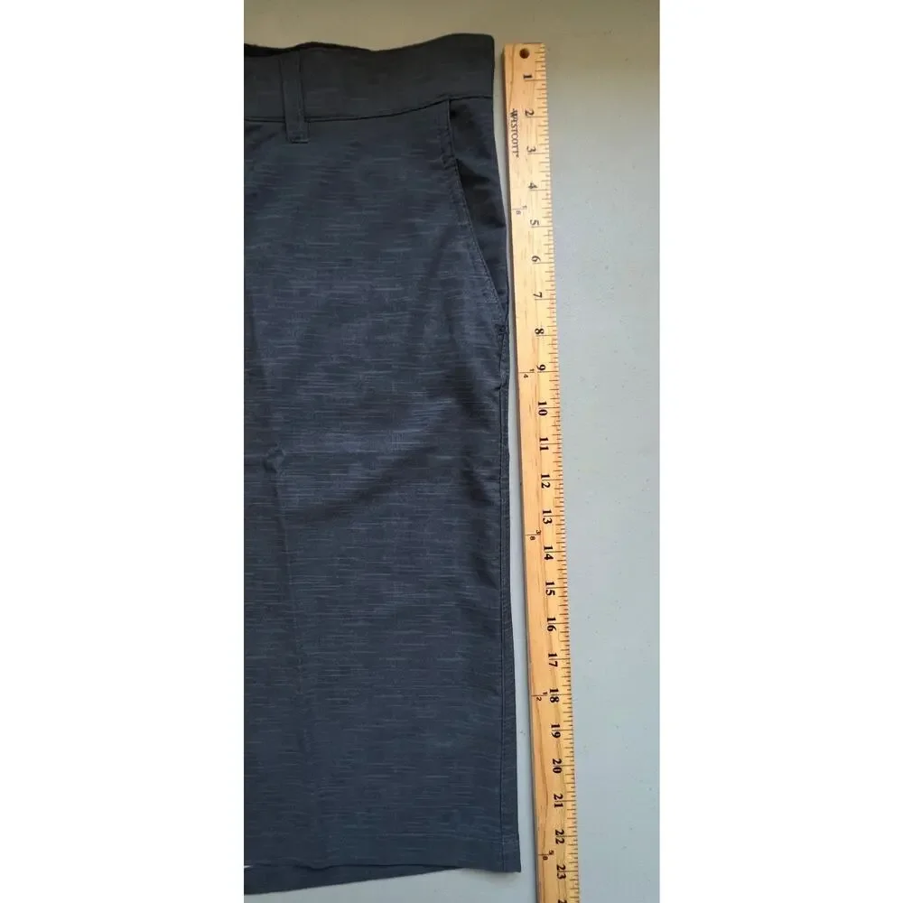 OP Flex 4 Way Stretch Mens Gray Shorts Size 40 Golf Casual Flat Front
